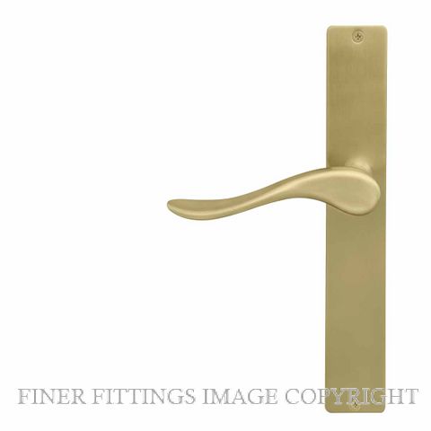 WINDSOR HAVEN SQUARE MSB LONGPLATE MATT SATIN BRASS