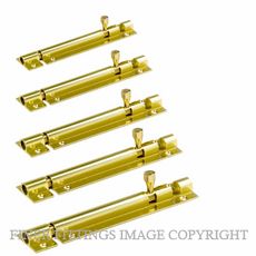 JAECO SB32 SOCKET BOLTS POLISHED BRASS