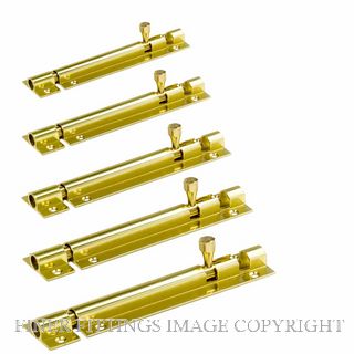 JAECO SB32-75PB 75MMX32MM SOCKET BOLTS POLISHED BRASS