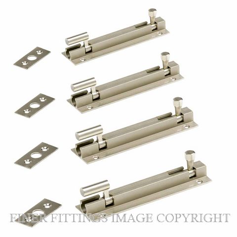 JAECO NB32 NECKED BOLTS SATIN NICKEL