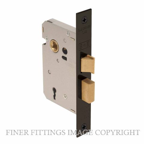 WINDSOR 1107-1108 3 LEVER MORTICE LOCK MATT BLACK
