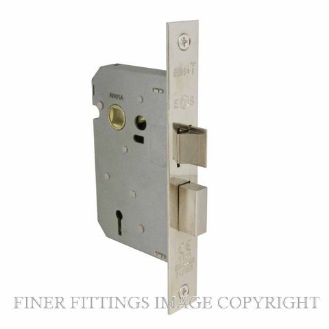 WINDSOR 1107-1108 3 LEVER MORTICE LOCK CHROME PLATE