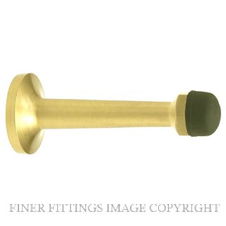 WINDSOR 5229 75MM DOORSTOP SKIRTING FIX POLISHED BRASS