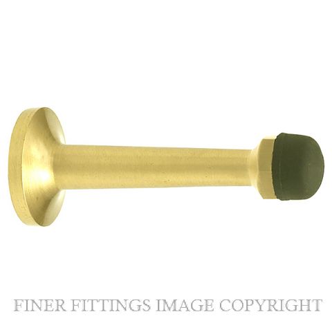 WINDSOR 5229 75MM DOORSTOP SKIRTING FIX POLISHED BRASS