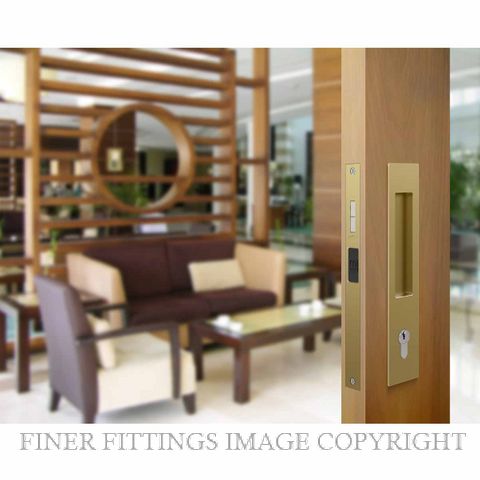 MARDECO MA8104/SET SB M SERIES EURO LOCK SET SATIN BRASS