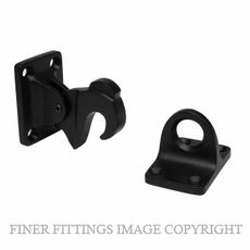 DRAKE & WRIGLEY 1574BLK WALL MOUNT LATCHBACK MATT BLACK