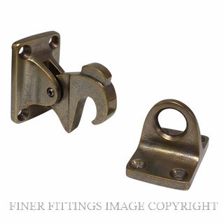 DRAKE & WRIGLEY 1574ORB WALL MOUNT LATCHBACK OIL RUBBED BRONZE