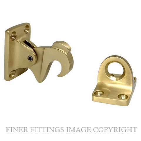DRAKE & WRIGLEY 1574SB WALL MOUNT LATCHBACK SATIN BRASS
