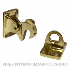 DRAKE & WRIGLEY 1574UB WALL MOUNT LATCHBACK UNLACQUERED BRASS