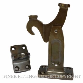 DRAKE & WRIGLEY 1577ORB FLOOR MOUNT LATCHBACK OIL RUBBED BRONZE