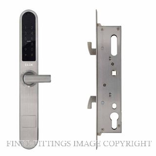 E LOK 715 28S SS SMART SNIB LEVER SLIDING DOOR LOCKSET 28MM SATIN STAINLESS