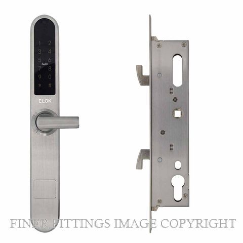 E LOK 715 35S SS SMART SNIB LEVER SLIDING DOOR LOCKSET 35MM SATIN STAINLESS