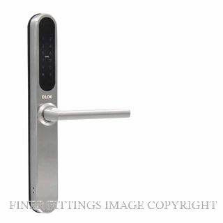 E LOK 905 0 SS 9 SERIES SMART LEVER SET SATIN STAINLESS