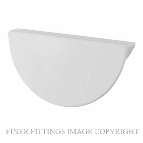 SYLVAN EU78.W 1/2 CIRCLE 64MM CABINET PULL WHITE