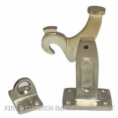 DRAKE & WRIGLEY 1577SNP FLOOR MOUNT LATCHBACK SATIN NICKEL