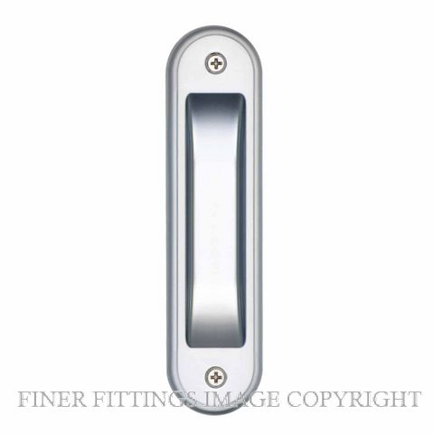 GAINSBOROUGH 390SC FLUSH PULL RADIUS SATIN CHROME