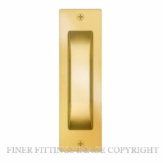 GAINSBOROUGH 392SBS FLUSH PULL RECT SBS  SATIN BRASS