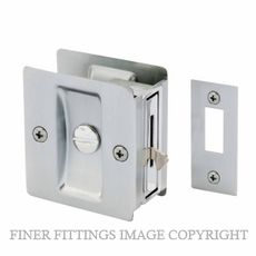 GAINSBOROUGH 393SCC CAVITY DOOR LOCK PRIVACY SATIN CHROME