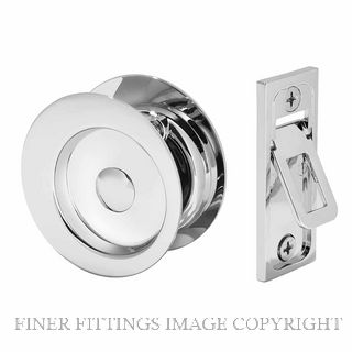 GAINSBOROUGH 396BCC CAVITY DOOR LOCK PASSAGE CHROME PLATE