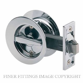 GAINSBOROUGH 395BCC CAVITY DOOR LOCK PRIVACY CHROME PLATE