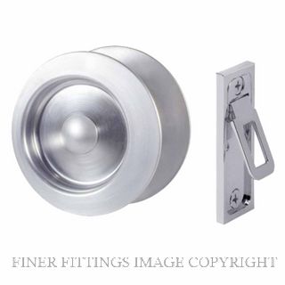 GAINSBOROUGH 396BSCC CAVITY DOOR LOCK PASSAGE BRUSHED SATIN CHROME