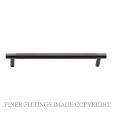 ZANDA 10692.GN ZURICH KNURLED CABINET HANDLE 160MM CRS GRAPHITE NICKEL