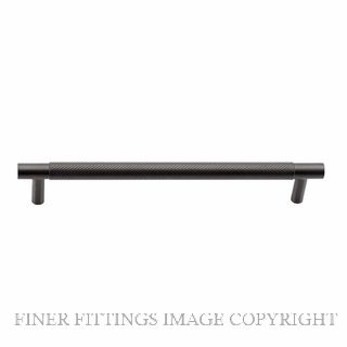 ZANDA 10692.GN ZURICH KNURLED CABINET HANDLE 160MM CRS GRAPHITE NICKEL