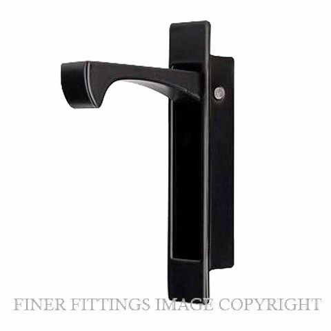 ZANDA 5288.BLK SLIDING DOOR EDGE PULL 90 X 18MM CONCEALED FIXING MATT BLACK