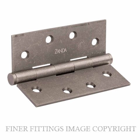 ZANDA 5902.VP BUTT HINGE FIXED PIN 100 X 75 X 2.5MM VINTAGE PEWTER