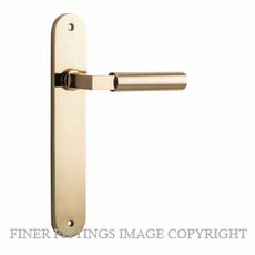 IVER 10266 BERLIN OVAL PLATE POLISHED BRASS
