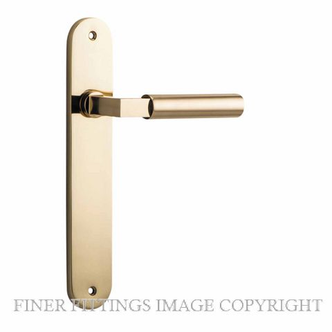 IVER 10266 BERLIN OVAL PLATE POLISHED BRASS