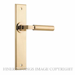 IVER 10294 BERLIN CHAMFERED PASSAGE FURNITURE POLISHED BRASS