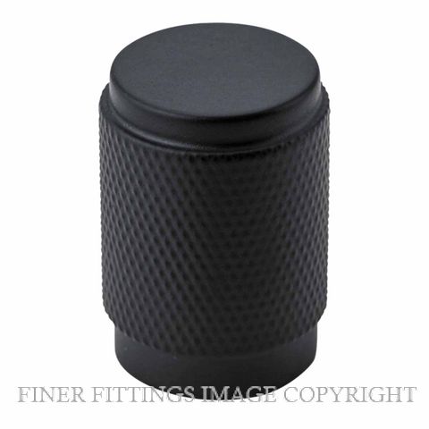 IVER 0583 BRUNSWICK CUPBOARD KNOB 20MM MATT BLACK