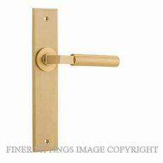 IVER 15294 BERLIN CHAMFERED PLATE BRUSHED BRASS