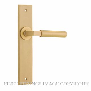 IVER 15294 BERLIN CHAMFERED PASSAGE FURNITURE BRUSHED BRASS