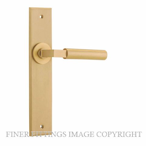IVER 15294 BERLIN CHAMFERED PLATE BRUSHED BRASS