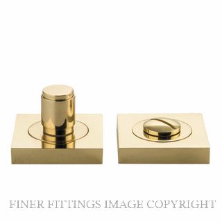IVER 20010 BERLIN SQUARE PRIVACY TURN POLISHED BRASS