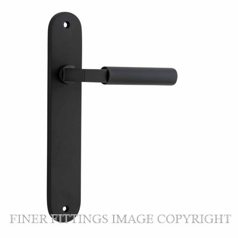 IVER 12766 BERLIN OVAL PLATE MATT BLACK