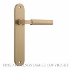 IVER 15266 BERLIN OVAL PLATE BRUSHED BRASS