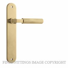 IVER 16268 BRUNSWICK OVAL PLATE BRUSHED GOLD PVD