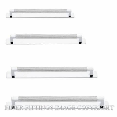 IVER 22112B-22142B BRUNSWICK CABINET HANDLE & PLATE CHROME PLATE