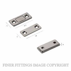 JNF IN.17.024 FLAT MAGNETIC CATCH SATIN STAINLESS 304