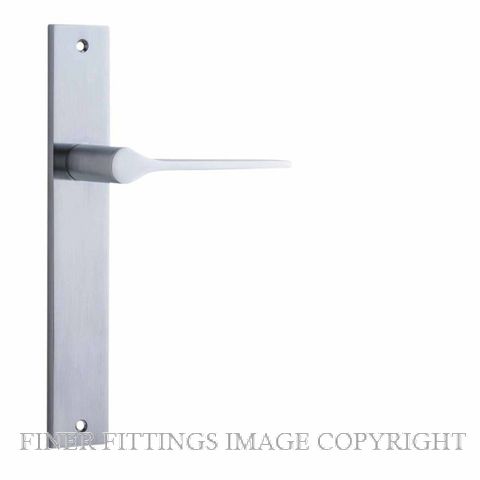 IVER 12254 COMO RECTANGULAR PLATE BRUSHED CHROME