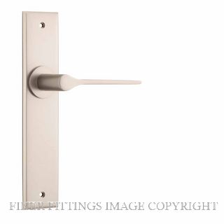 IVER 14758 COMO CHAMFERED PASSAGE FURNITURE SATIN NICKEL