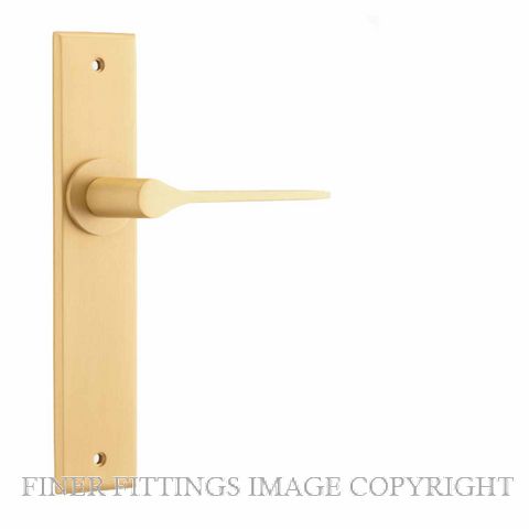 IVER 15258 COMO CHAMFERED PLATE BRUSHED BRASS