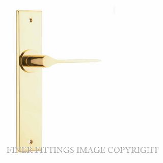 IVER 10258 COMO CHAMFERED PASSAGE FURNITURE POLISHED BRASS