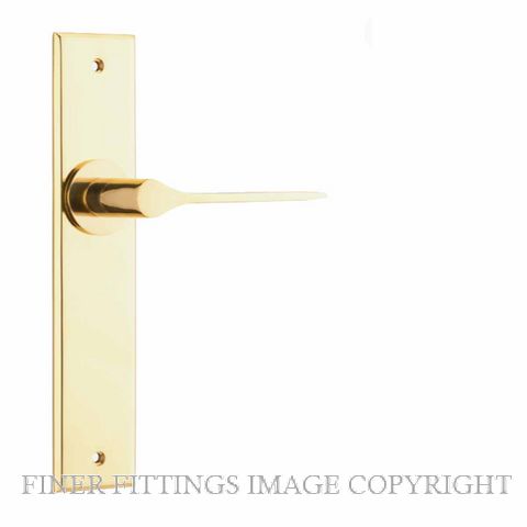 IVER 10258 COMO CHAMFERED PLATE POLISHED BRASS