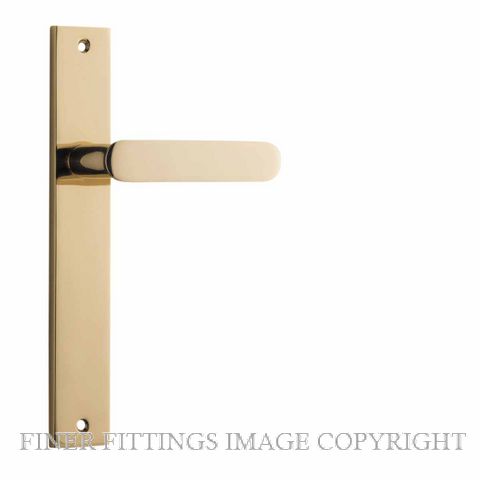 IVER 10248 BRONTE RECTANGULAR PLATE POLISHED BRASS