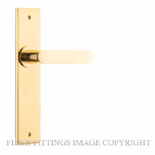 IVER 10284 BRONTE CHAMFERED PASSAGE FURNITURE POLISHED BRASS