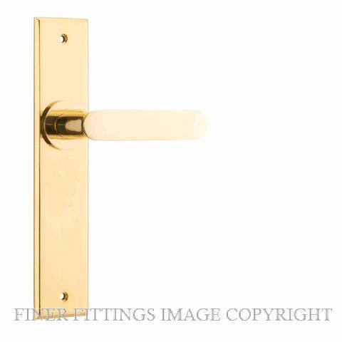 IVER 10284 BRONTE CHAMFERED PLATE POLISHED BRASS